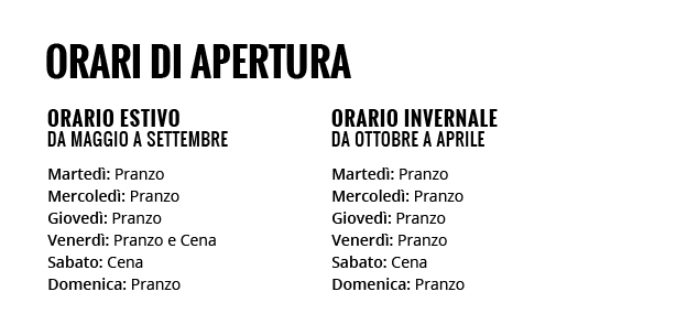 Locanda Smeraldi orari